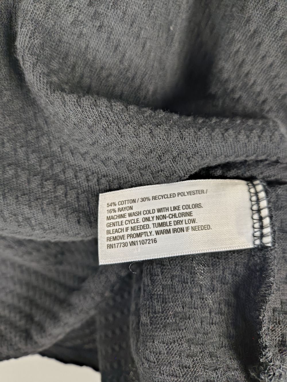 Goodfellow & Co Polo Shirt Mens XL Black Textured Johnny Collar V Neck Casual - Picture 12 of 12
